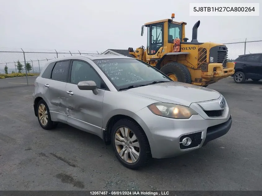 5J8TB1H27CA800264 2012 Acura Rdx