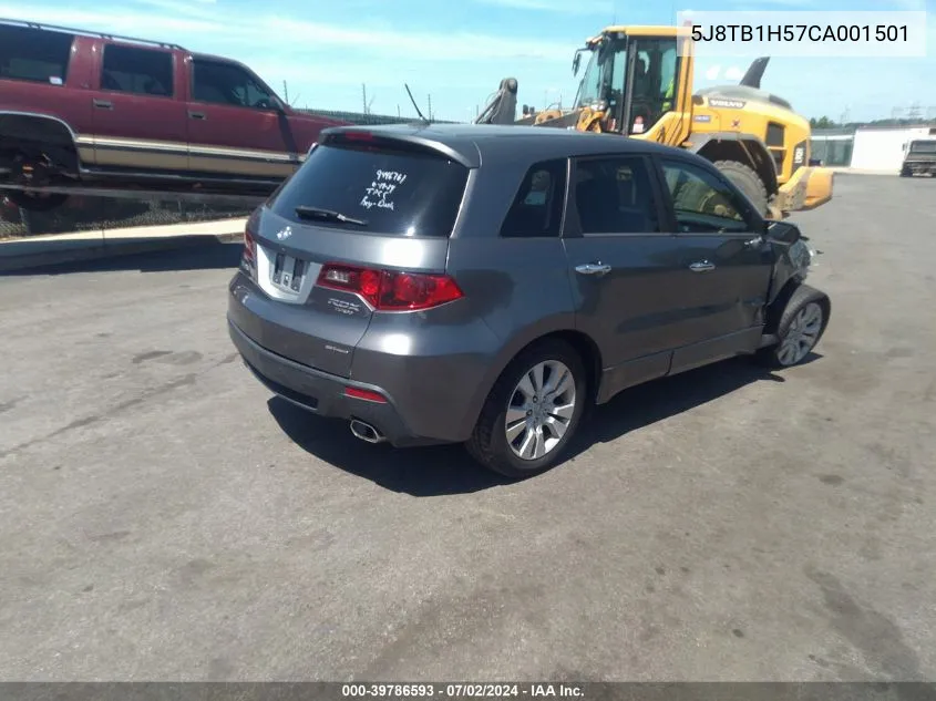 5J8TB1H57CA001501 2012 Acura Rdx