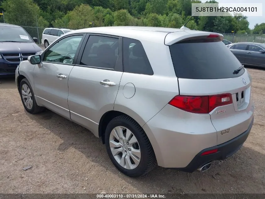 5J8TB1H29CA004101 2012 Acura Rdx