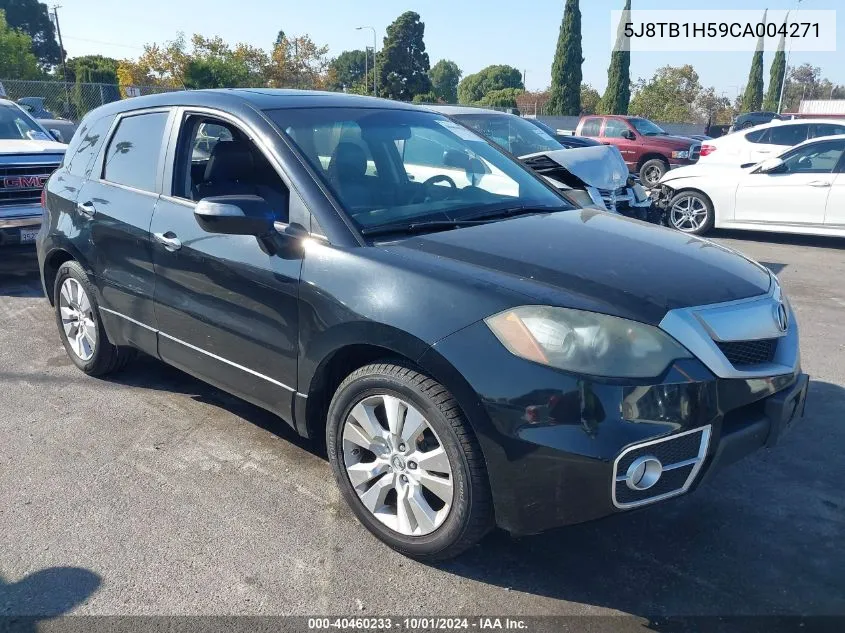 2012 Acura Rdx VIN: 5J8TB1H59CA004271 Lot: 40460233