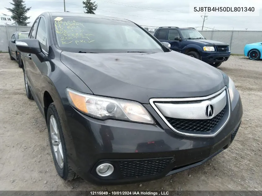 5J8TB4H50DL801340 2013 Acura Rdx Technology