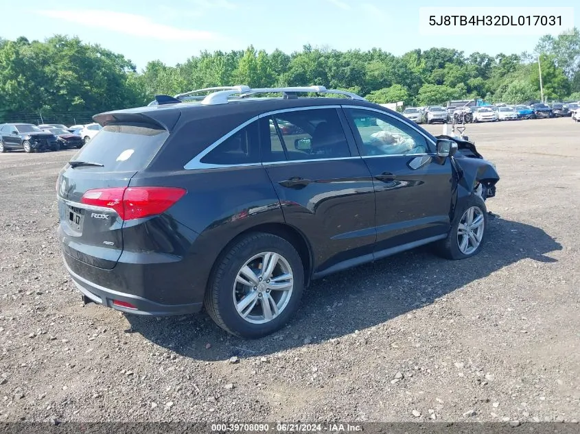 5J8TB4H32DL017031 2013 Acura Rdx