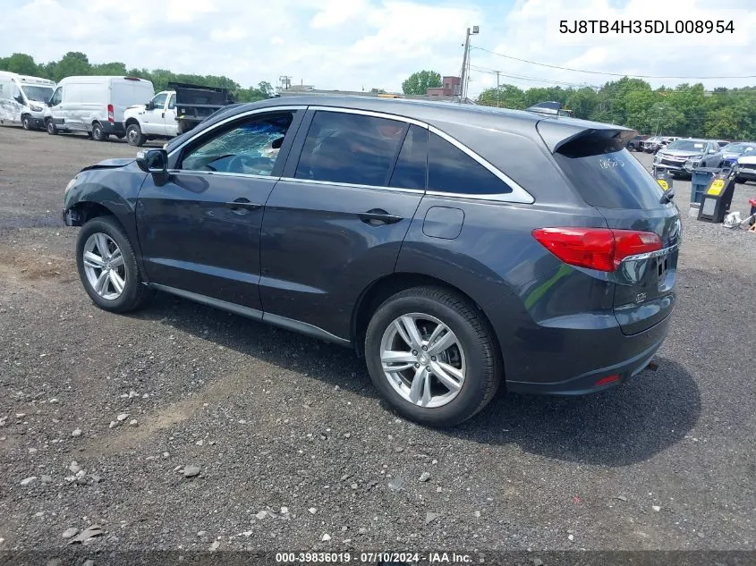 5J8TB4H35DL008954 2013 Acura Rdx