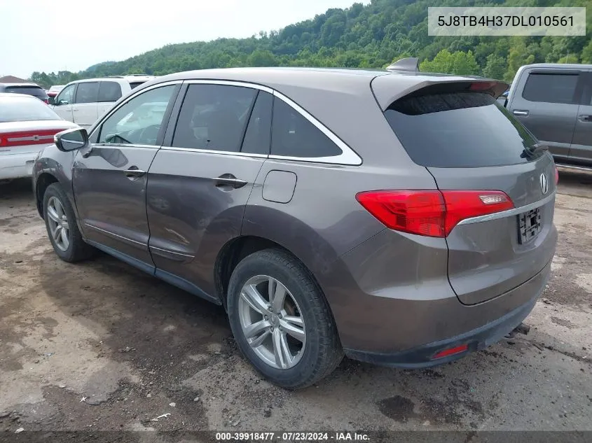 2013 Acura Rdx VIN: 5J8TB4H37DL010561 Lot: 39918477