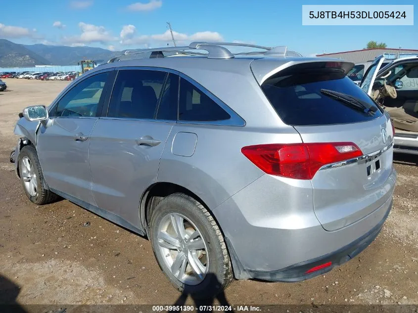 5J8TB4H53DL005424 2013 Acura Rdx