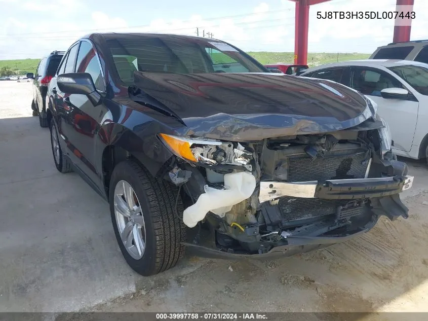 5J8TB3H35DL007443 2013 Acura Rdx