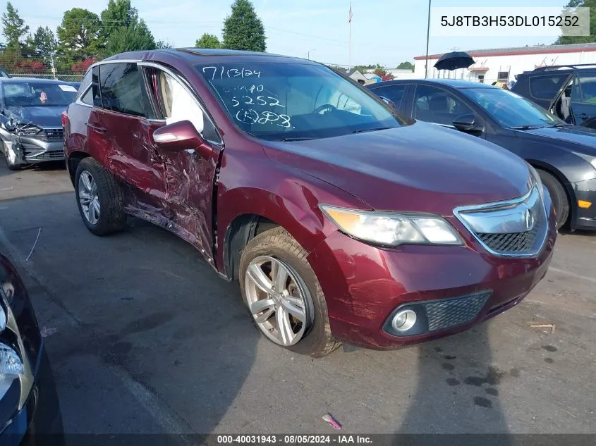 5J8TB3H53DL015252 2013 Acura Rdx