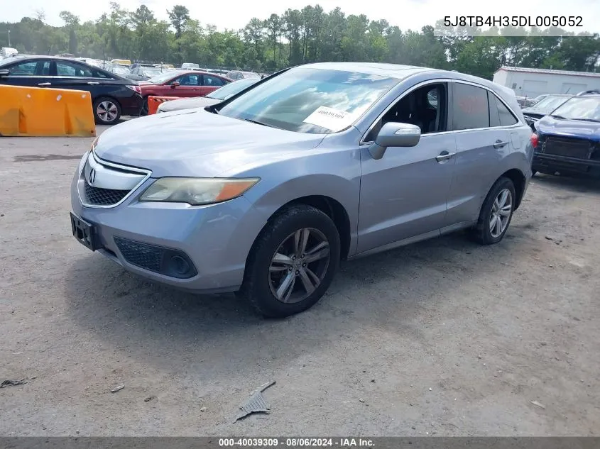 5J8TB4H35DL005052 2013 Acura Rdx