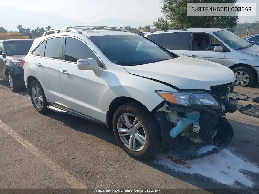 5J8TB4H50DL003663 2013 Acura Rdx