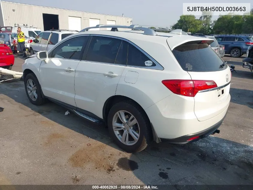 5J8TB4H50DL003663 2013 Acura Rdx