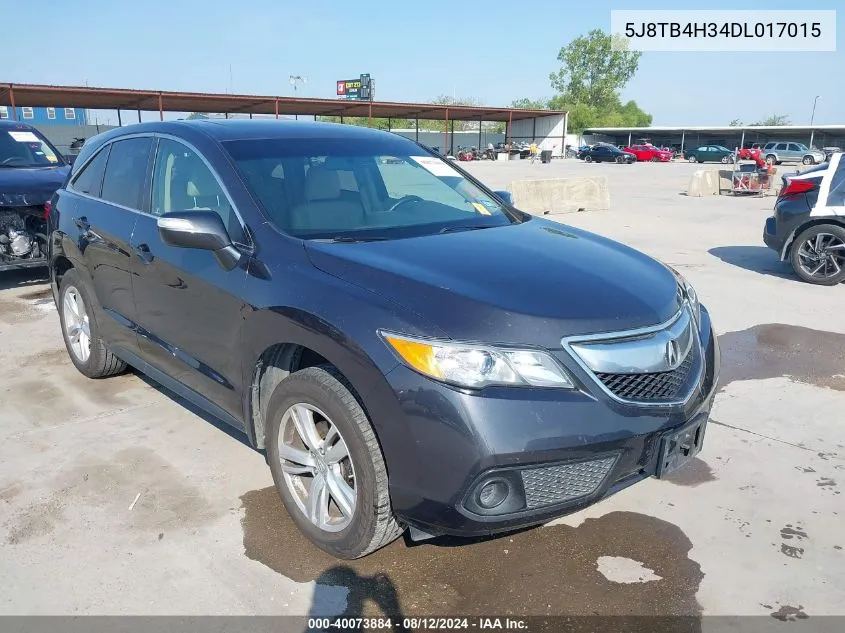 2013 Acura Rdx VIN: 5J8TB4H34DL017015 Lot: 40073884