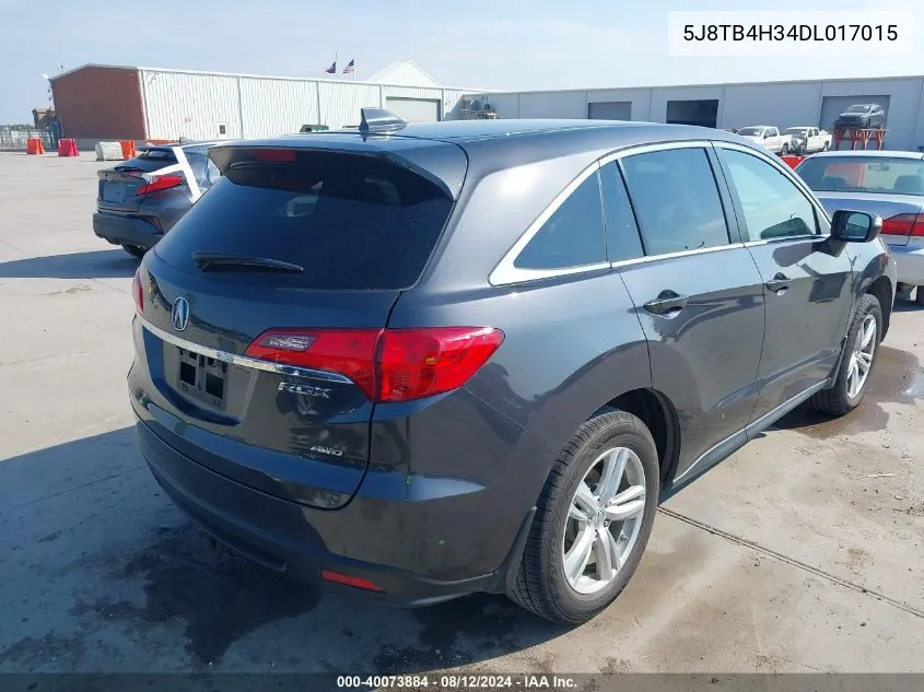 2013 Acura Rdx VIN: 5J8TB4H34DL017015 Lot: 40073884