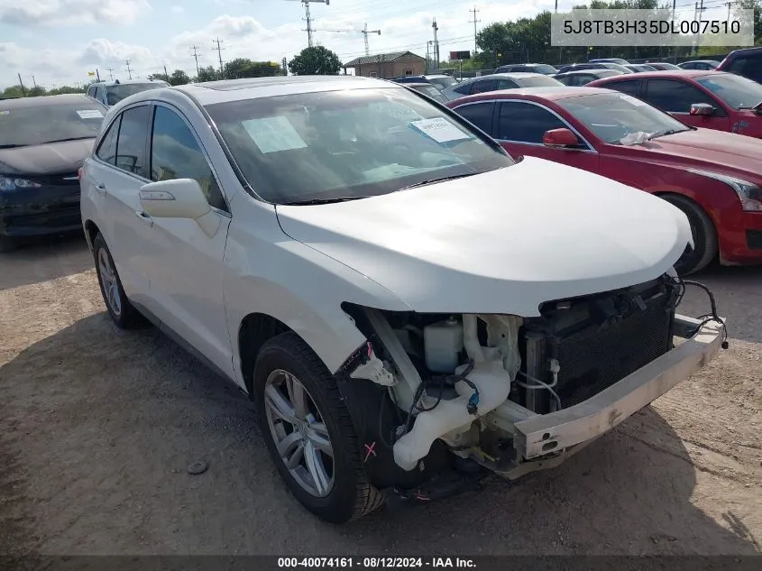 5J8TB3H35DL007510 2013 Acura Rdx