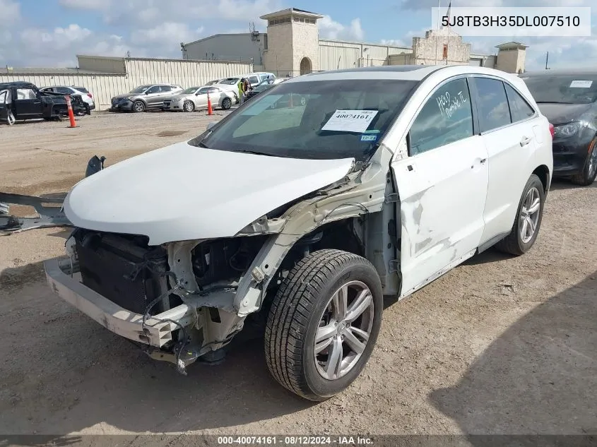 5J8TB3H35DL007510 2013 Acura Rdx