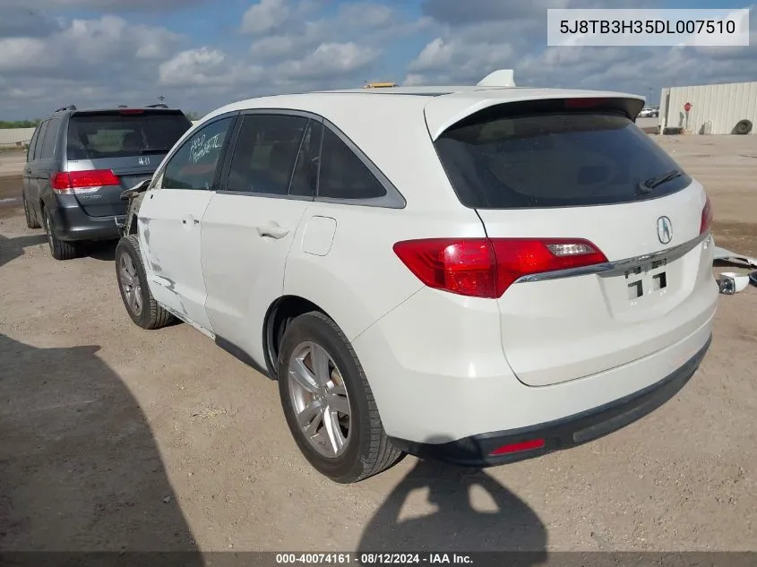 5J8TB3H35DL007510 2013 Acura Rdx