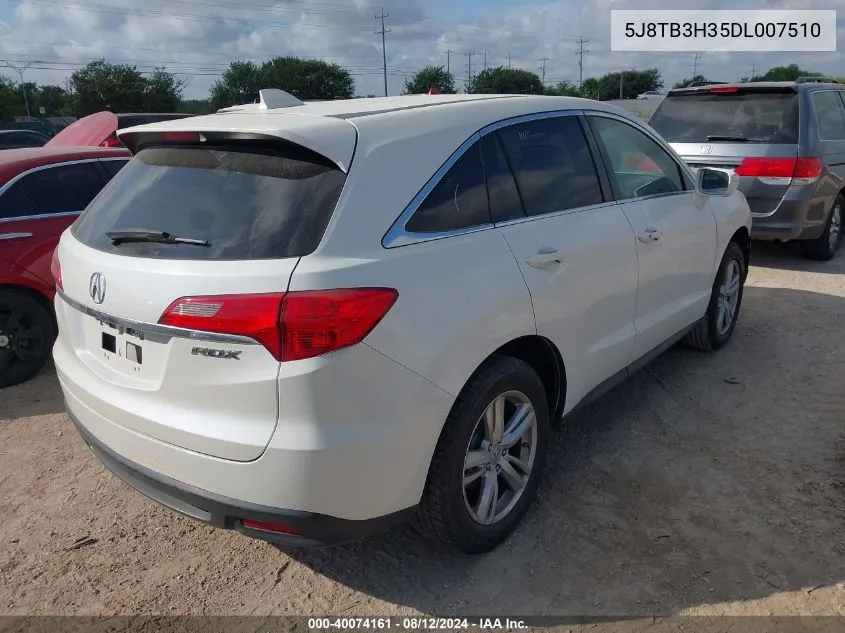 5J8TB3H35DL007510 2013 Acura Rdx