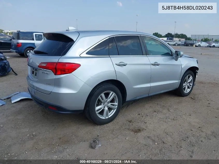 5J8TB4H58DL020243 2013 Acura Rdx