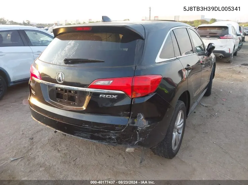 2013 Acura Rdx VIN: 5J8TB3H39DL005341 Lot: 40177437