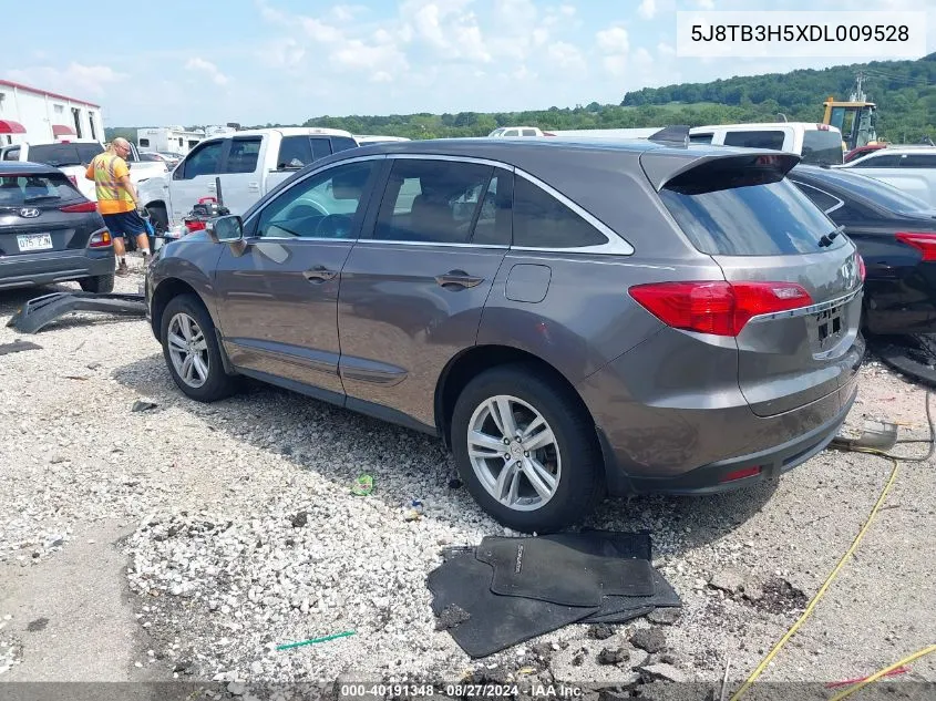 2013 Acura Rdx VIN: 5J8TB3H5XDL009528 Lot: 40191348