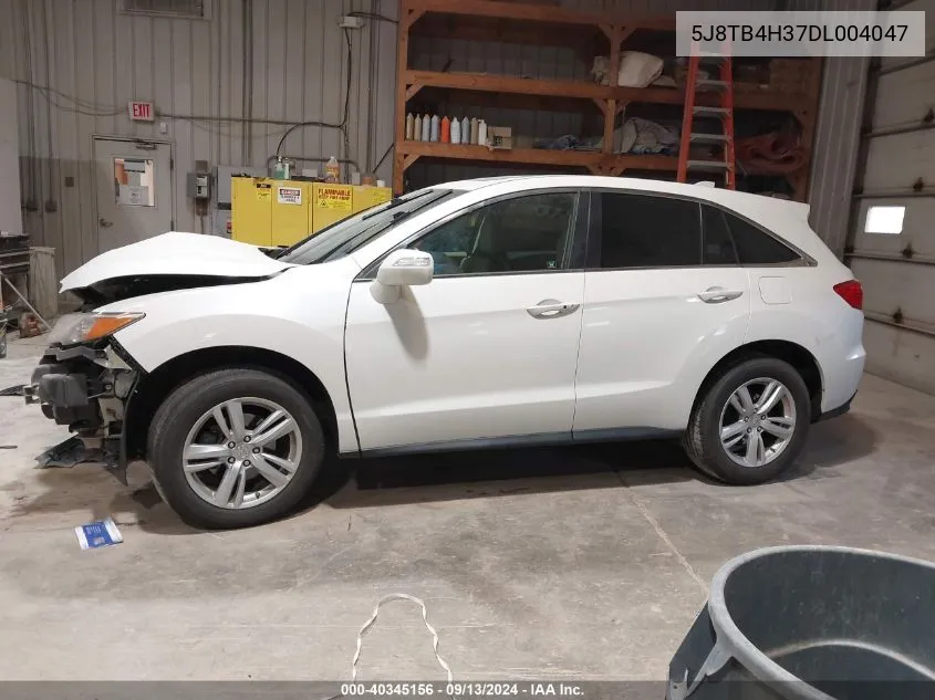 2013 Acura Rdx VIN: 5J8TB4H37DL004047 Lot: 40345156