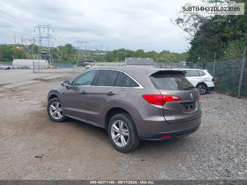 2013 Acura Rdx VIN: 5J8TB4H32DL023086 Lot: 40371148