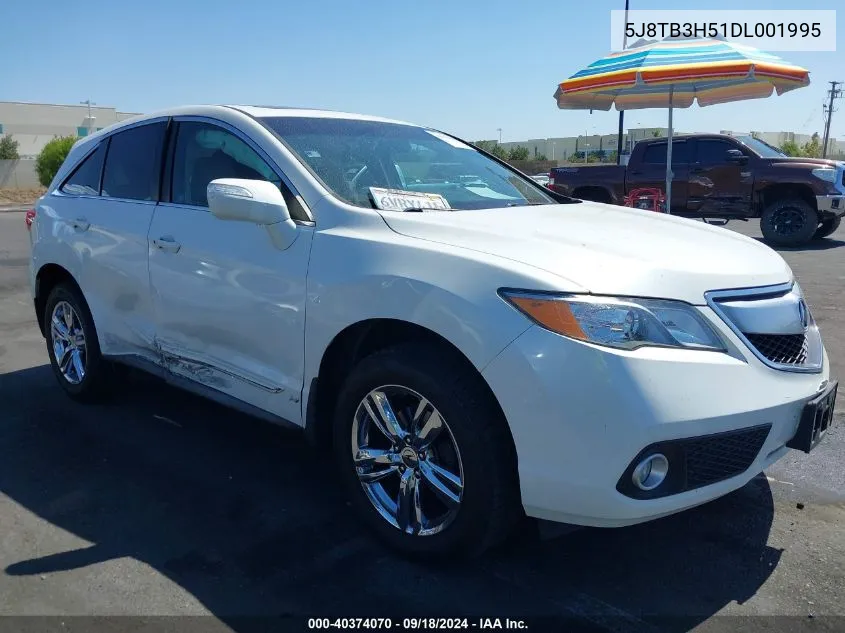 2013 Acura Rdx VIN: 5J8TB3H51DL001995 Lot: 40374070