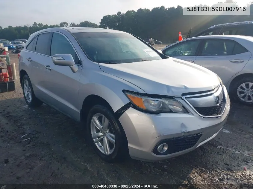 2013 Acura Rdx VIN: 5J8TB3H59DL007916 Lot: 40430338