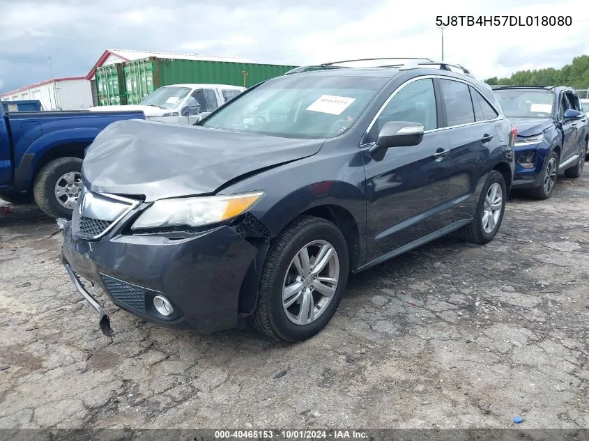 2013 Acura Rdx VIN: 5J8TB4H57DL018080 Lot: 40465153