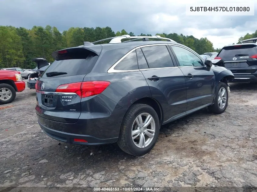 2013 Acura Rdx VIN: 5J8TB4H57DL018080 Lot: 40465153