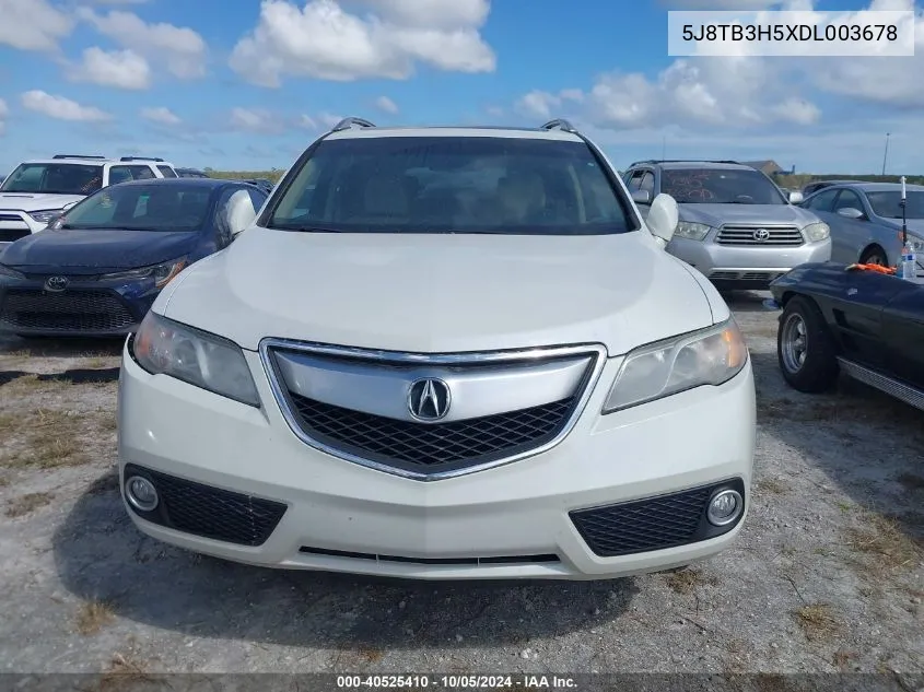 2013 Acura Rdx Technology VIN: 5J8TB3H5XDL003678 Lot: 40525410