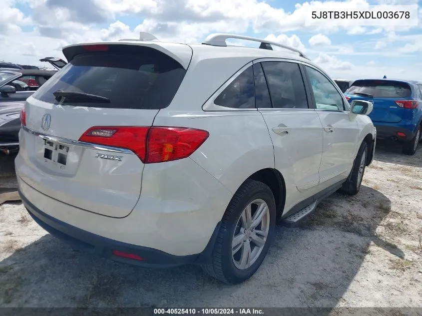 2013 Acura Rdx Technology VIN: 5J8TB3H5XDL003678 Lot: 40525410