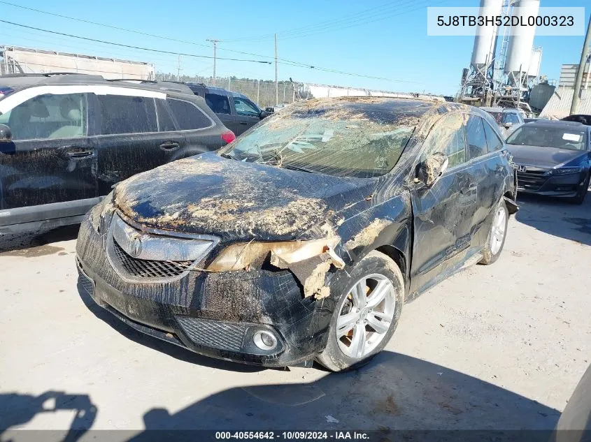 2013 Acura Rdx Technology VIN: 5J8TB3H52DL000323 Lot: 40554642