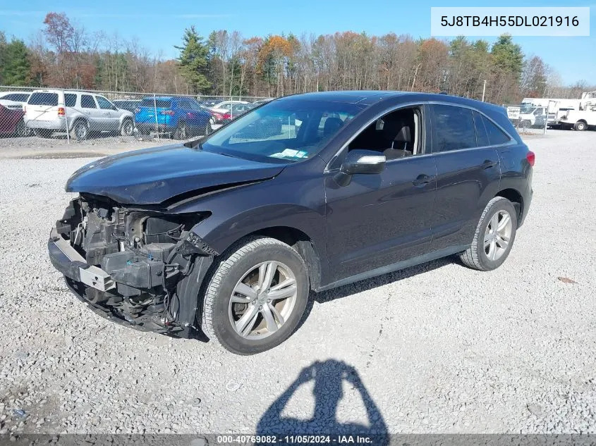 2013 Acura Rdx VIN: 5J8TB4H55DL021916 Lot: 40769082