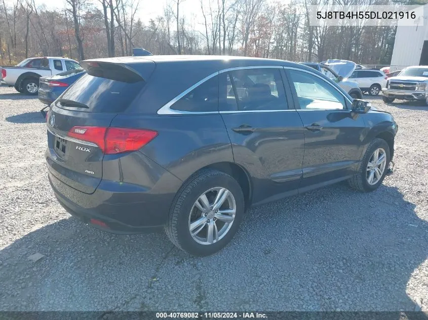 2013 Acura Rdx VIN: 5J8TB4H55DL021916 Lot: 40769082