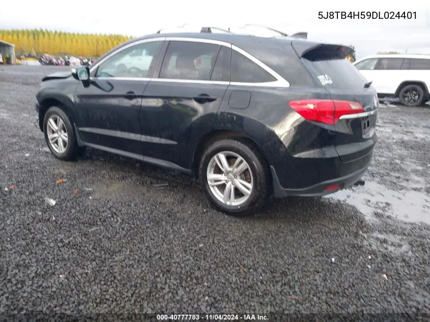 2013 Acura Rdx VIN: 5J8TB4H59DL024401 Lot: 40777783