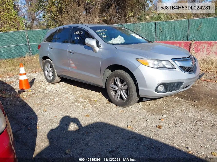 5J8TB4H53DL024281 2013 Acura Rdx