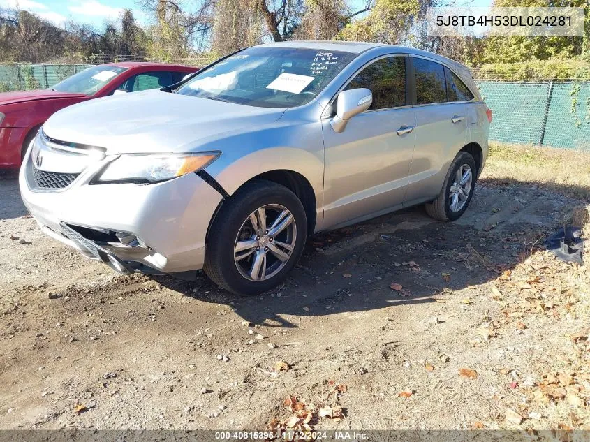 5J8TB4H53DL024281 2013 Acura Rdx