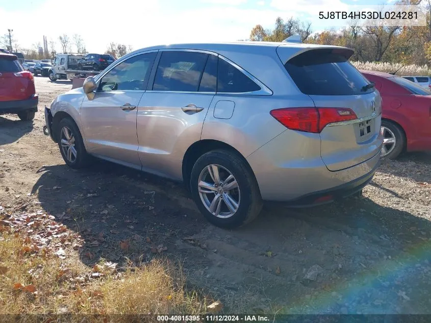 5J8TB4H53DL024281 2013 Acura Rdx