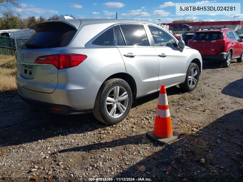 5J8TB4H53DL024281 2013 Acura Rdx