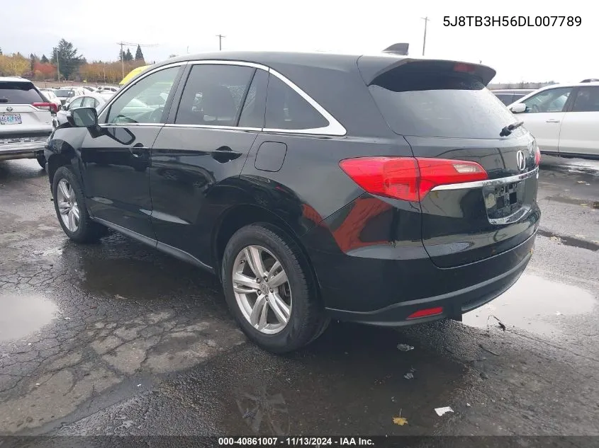 2013 Acura Rdx VIN: 5J8TB3H56DL007789 Lot: 40861007