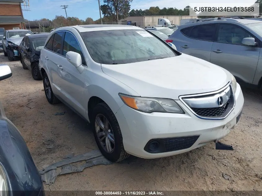 5J8TB3H34EL013588 2014 Acura Rdx