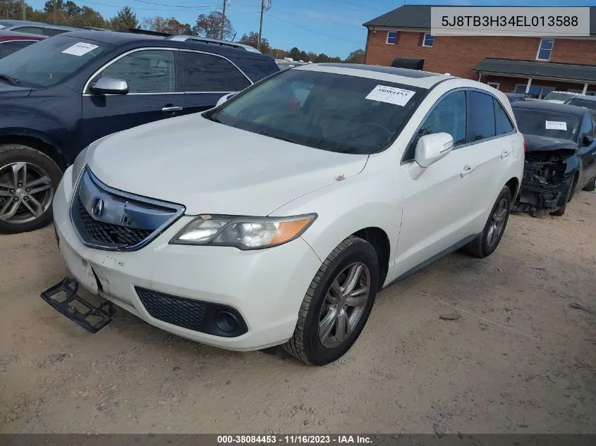 5J8TB3H34EL013588 2014 Acura Rdx