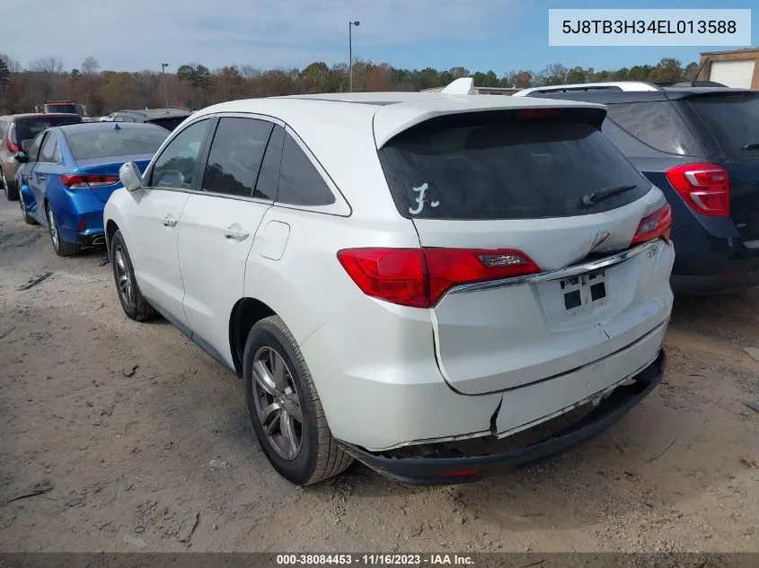 5J8TB3H34EL013588 2014 Acura Rdx