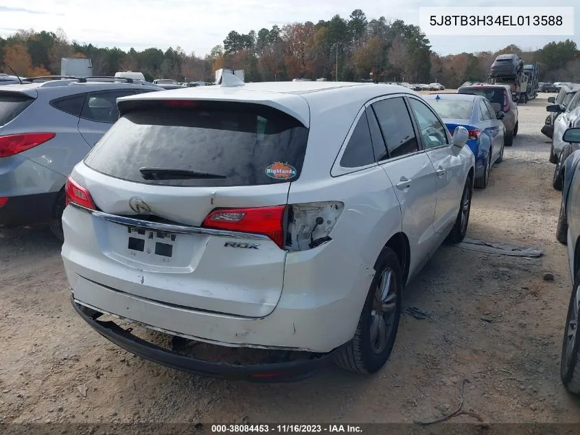 5J8TB3H34EL013588 2014 Acura Rdx