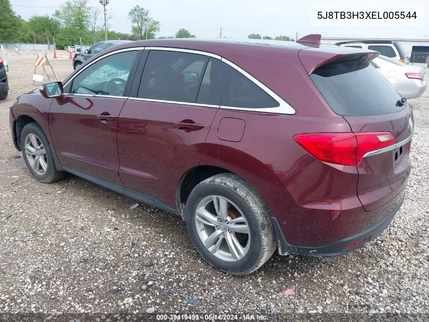 5J8TB3H3XEL005544 2014 Acura Rdx