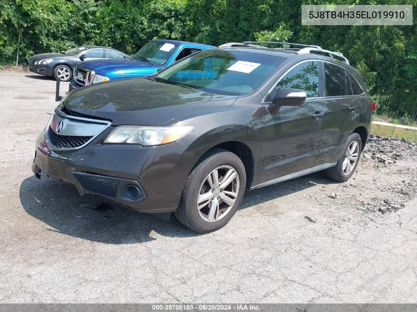 5J8TB4H35EL019910 2014 Acura Rdx