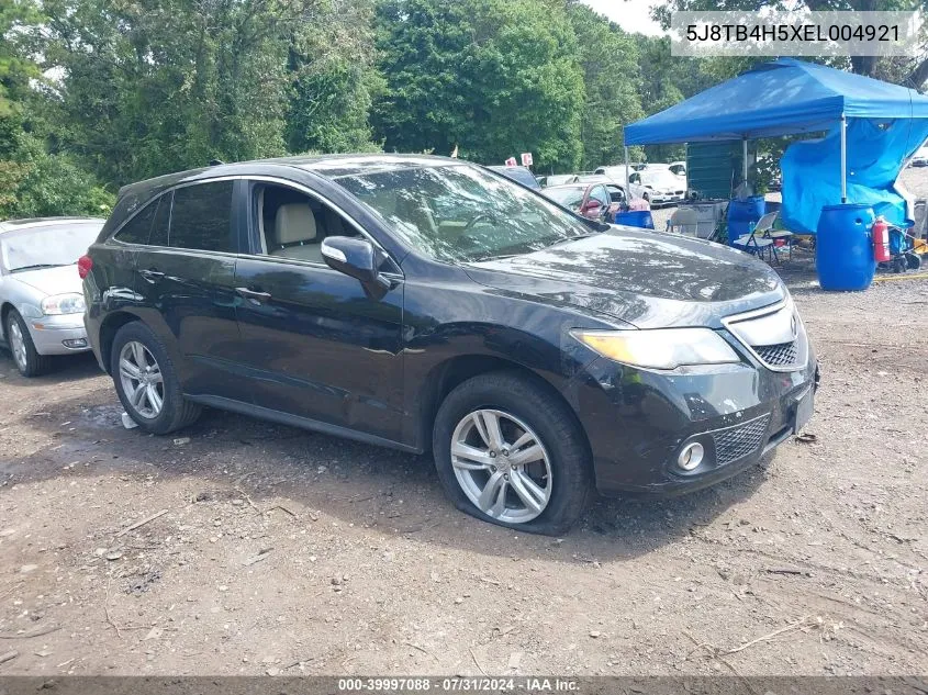 5J8TB4H5XEL004921 2014 Acura Rdx