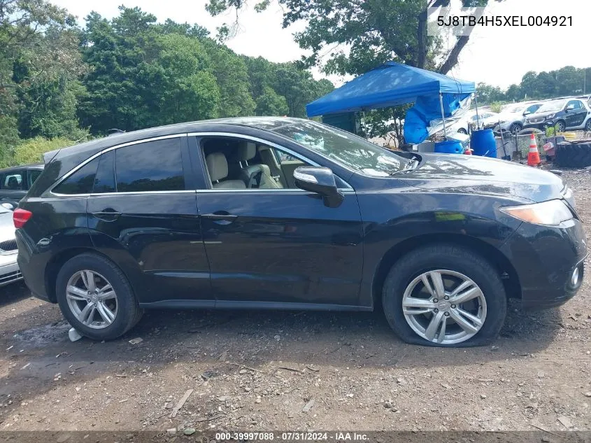 5J8TB4H5XEL004921 2014 Acura Rdx