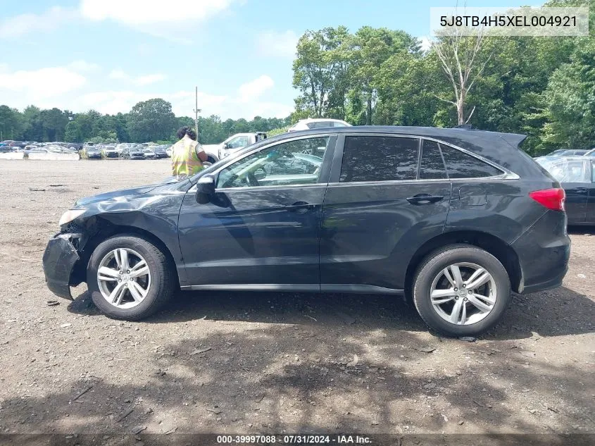 5J8TB4H5XEL004921 2014 Acura Rdx