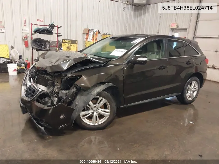 5J8TB4H38EL024714 2014 Acura Rdx